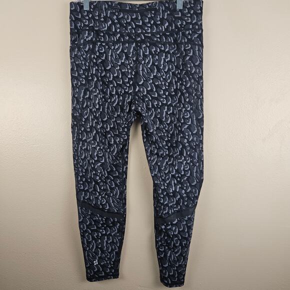 Sweaty Betty Power Womens Pull On 7/8 Length Animal Print Side Pocket Gray Sz XL - Picture 2 of 6
